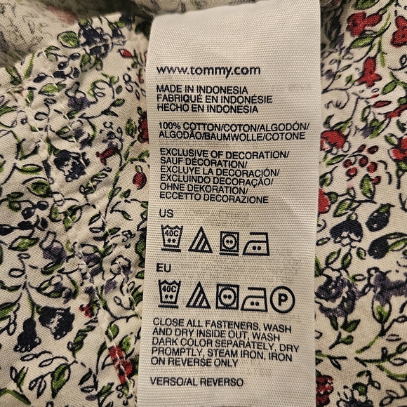 Tommy Hilfiger Floral Button-down Shirt Large - Picture 5 of 5